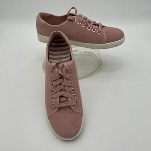 Vionic Brinley Mauve Pink‎ Suede Leather Sneakers Casual Comfort Walking Shoes 8